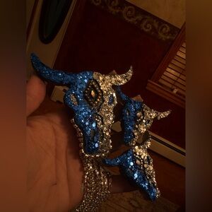 Blue and Silver Key Holder